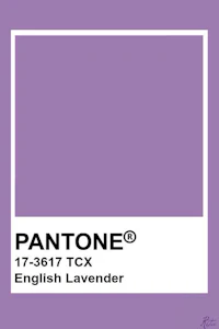 pantone's english lavender color