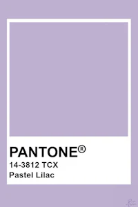 pantone's pastel lilac color palette
